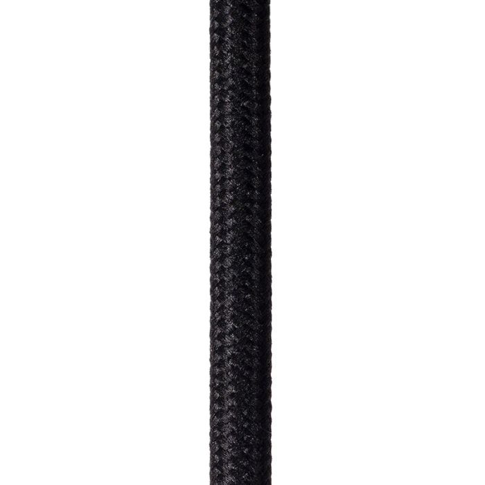 Zwarte moderne hanglamp, Siemon, metaal