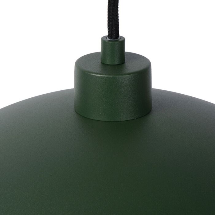Groene moderne hanglamp, Siemon, metaal