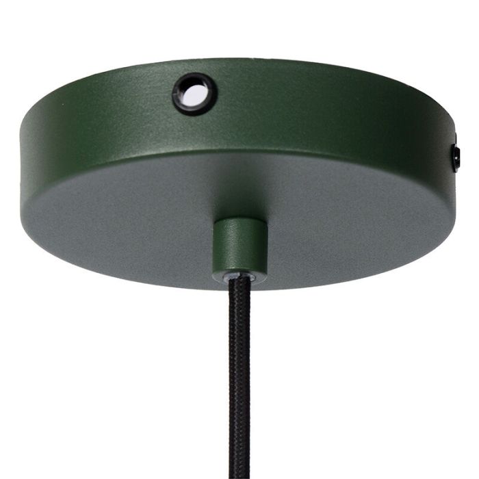 Groene moderne hanglamp, Siemon, metaal