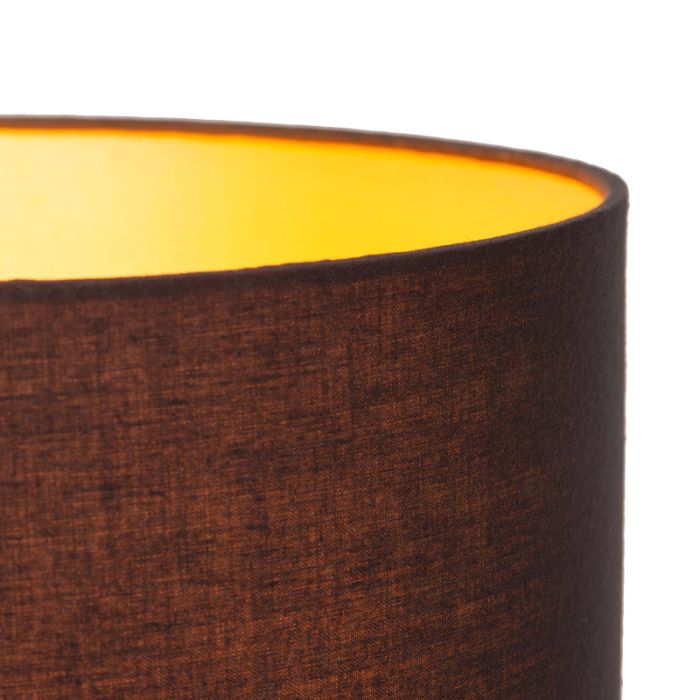 Zwarte vloerlamp landelijk, Maya, met schakelaar