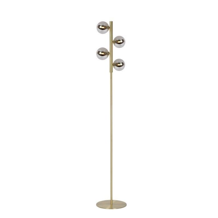 Retro vloerlamp Tycho, goud