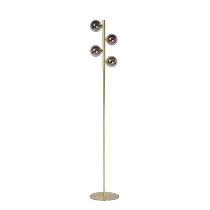 Retro vloerlamp Tycho, goud