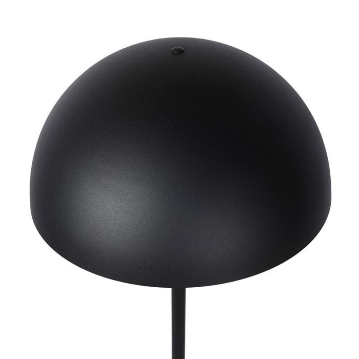 Zwarte moderne vloerlamp, Siemon, metaal
