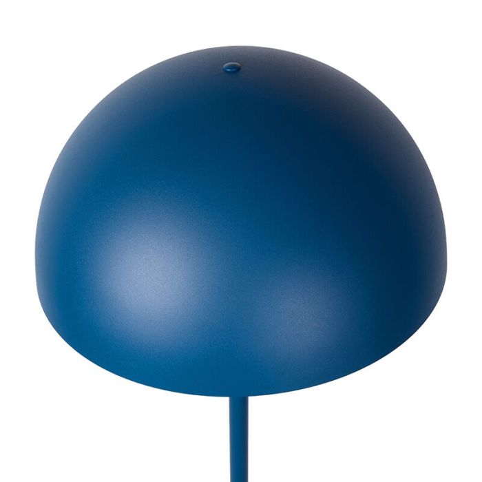 Blauwe moderne vloerlamp, Siemon, metaal