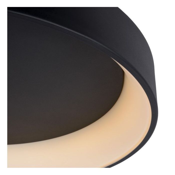 Zwarte plafonnière modern, Talowe, 42W, 3000K LED