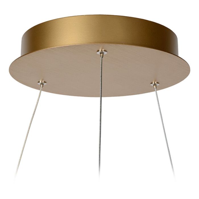 Messing hanglamp modern, Vidal, 48W, 2700K LED