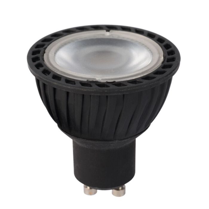 Lucide 3 staps dimbare LED lamp GU10, Jordan, zwart, 5W, 2200K