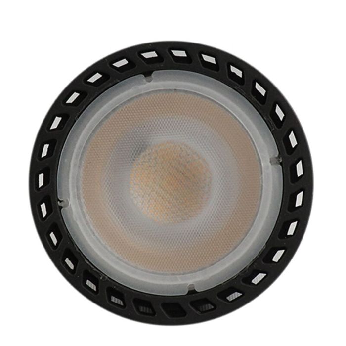 Lucide 3 staps dimbare LED lamp GU10, Jordan, zwart, 5W, 2200K