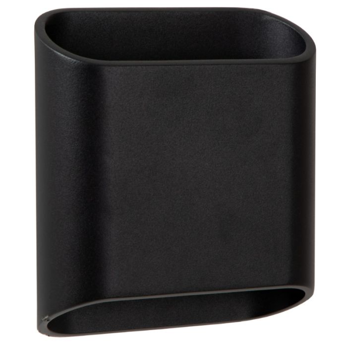 Zwarte up down wandlamp modern, Atila, 5W, 2700K LED, IP65