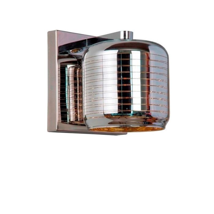 Moderne wandlamp Eryn, Chroom en Goud