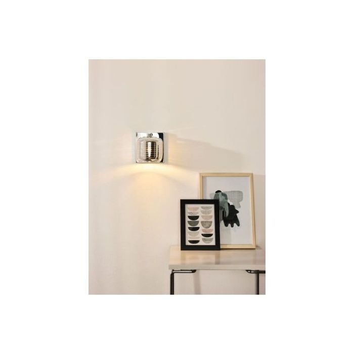 Moderne wandlamp Eryn, Chroom en Goud