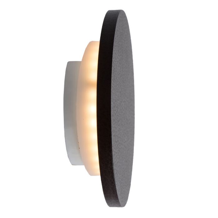 Bruine moderne wandlamp, Glimpse, hout