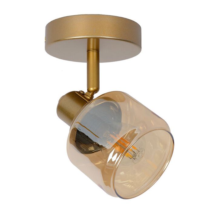 Gouden klassieke wandspot, Bjorn, glas