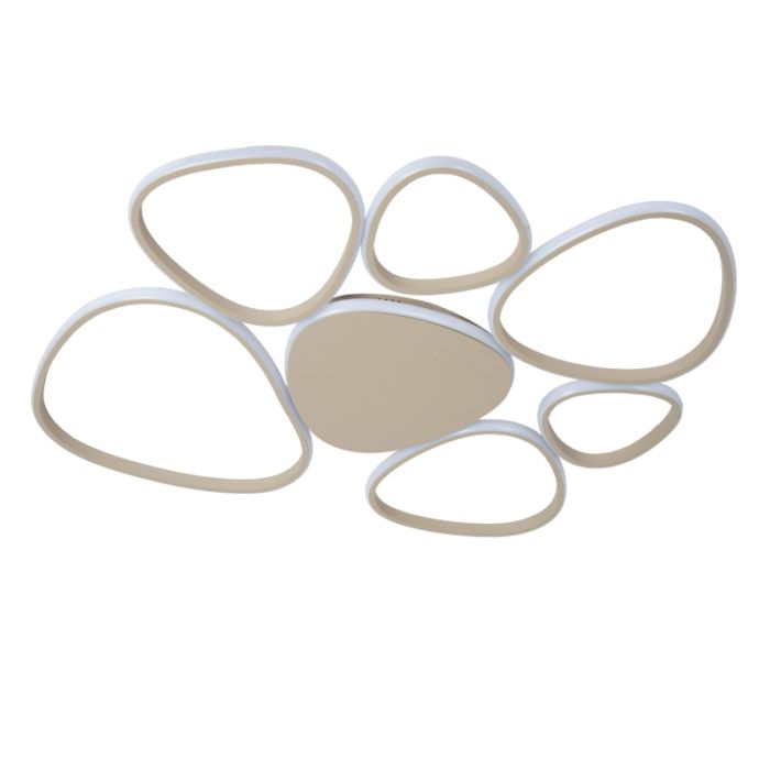 Taupe plafonnière modern, Samling, 72W, white switch LED