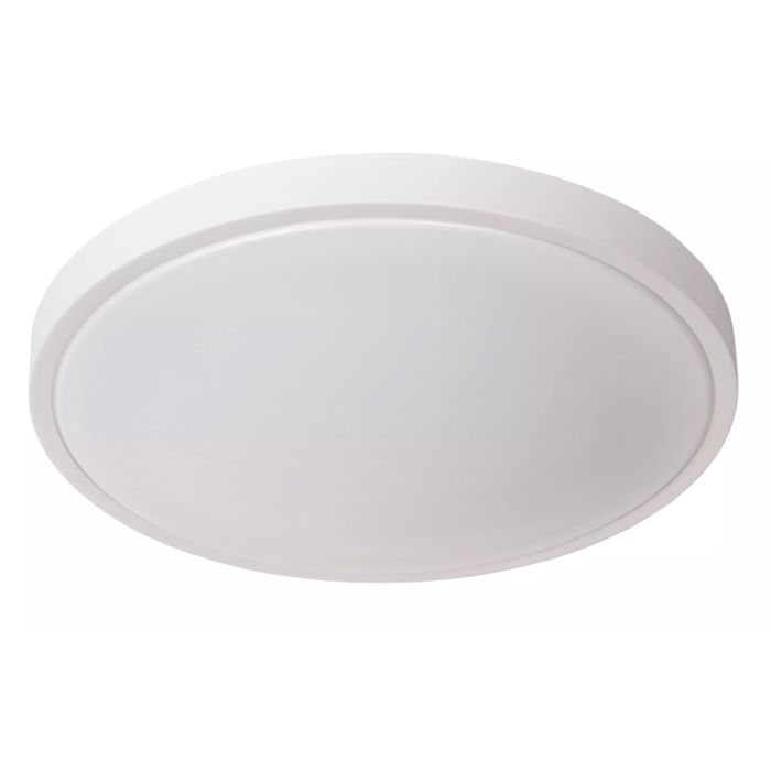 Witte badkamer plafondlamp modern, Dasher, 24W, 2700K LED, IP44