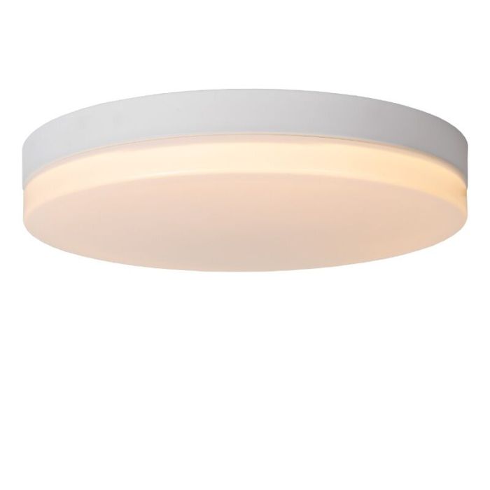 Witte badkamer plafondlamp kunststof, Biskit, 36W, 2700K LED, IP44