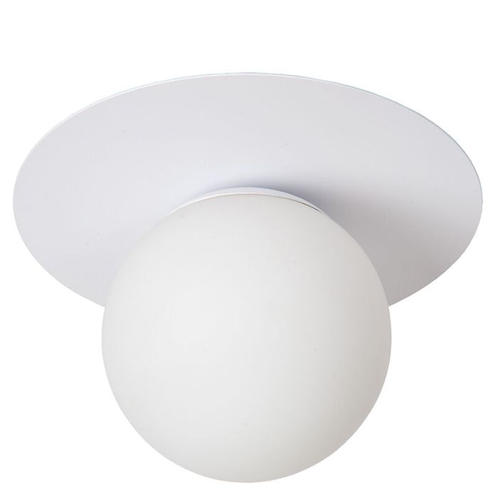 Witte plafonnière modern, Tricia