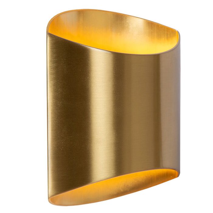 Messing up down wandlamp modern, Diletta