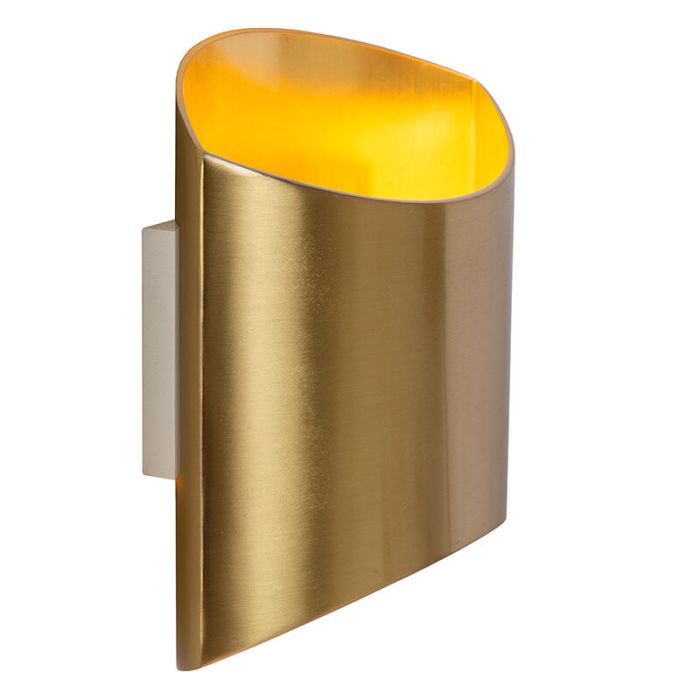Messing up down wandlamp modern, Diletta