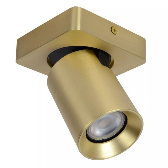 Gouden moderne plafondspot, Nigel, aluminium