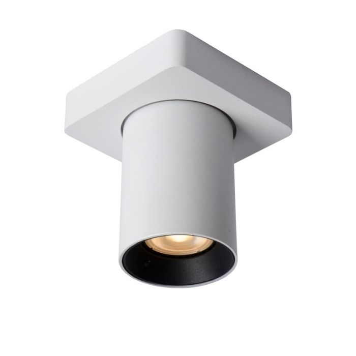 Witte plafondspot Nigel, aluminium