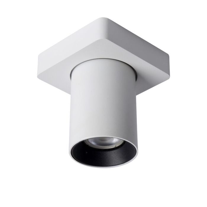 Witte plafondspot Nigel, aluminium