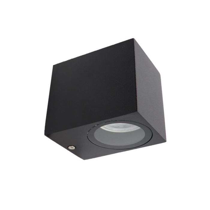 Moderne smart buitenlamp zwart, Corella, IP44, 4,5W, RGBW