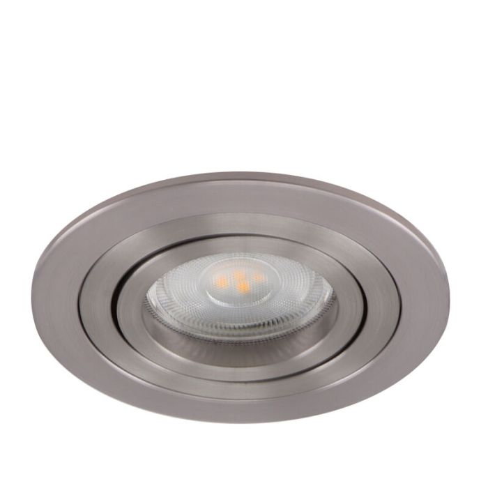 Aluminium smart inbouwspot chroom, Scott, 4,5W, RGBW