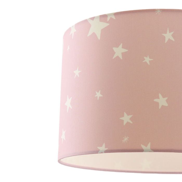 Roze sterren hanglamp Stars, kinderkamer