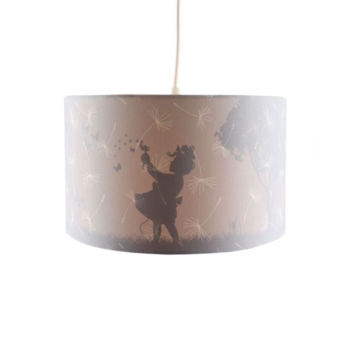 Grijze kinderkamer hanglamp Vlinders