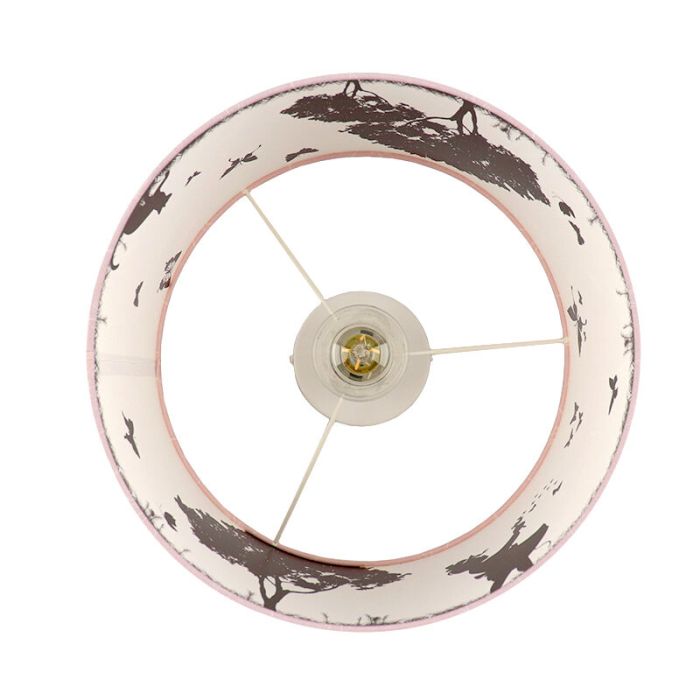 Grijze kinderkamer plafondlamp Vlinders