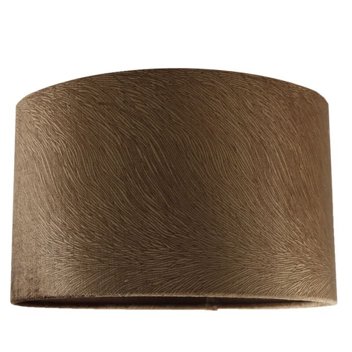 30 cm velours bruine lampenkap, Rody