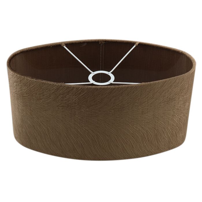 40 cm ovale velours bruine lampenkap, Rody