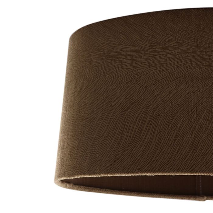 40 cm ovale velours bruine lampenkap, Rody