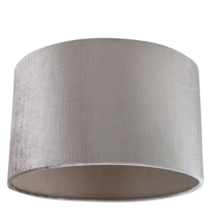 30 cm velours grijze lampenkap, Rody