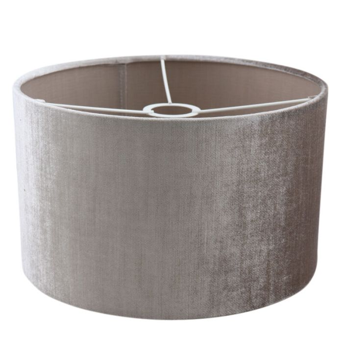 30 cm velours grijze lampenkap, Rody