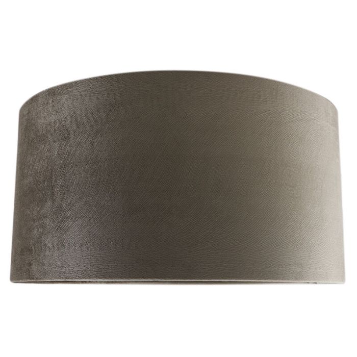 40 cm velours taupe lampenkap, Rody