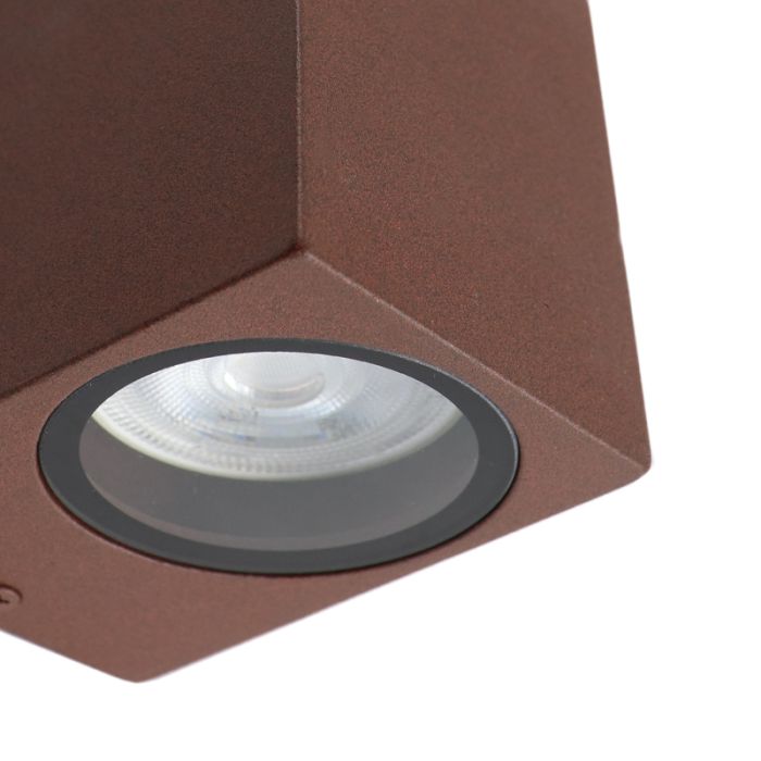 Moderne Corella wandlamp - roestbruin, klein