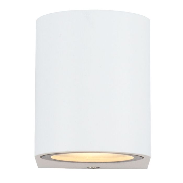 Witte buitenlamp Corina, aluminium, IP44