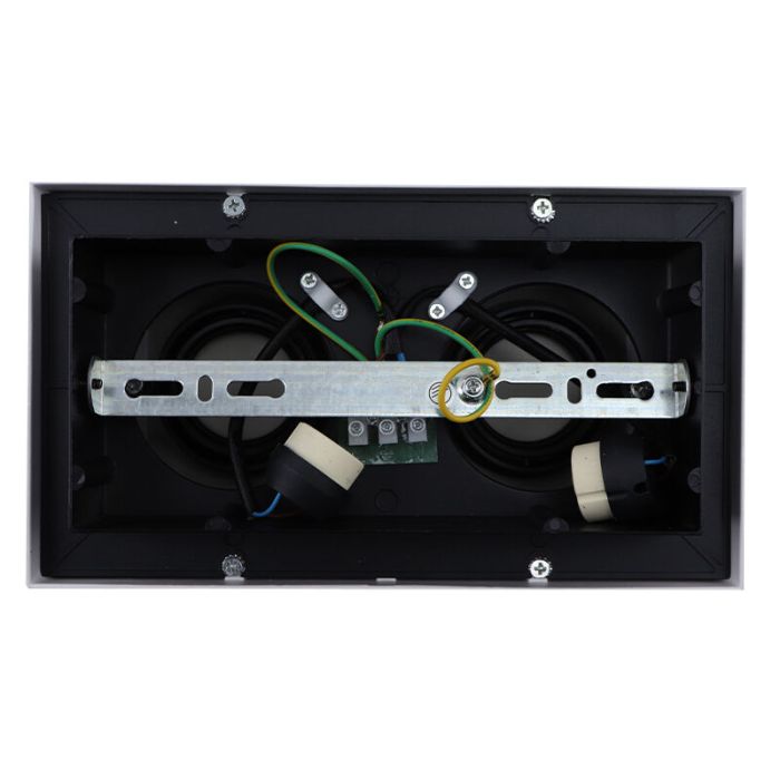 Witte opbouwspot Noraly, aluminium, modern