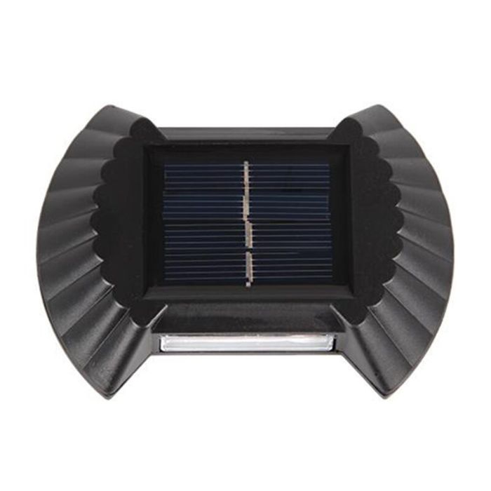 4 zwarte solar prikspots, Pawan, 0,3W, 4500K LED, IP65