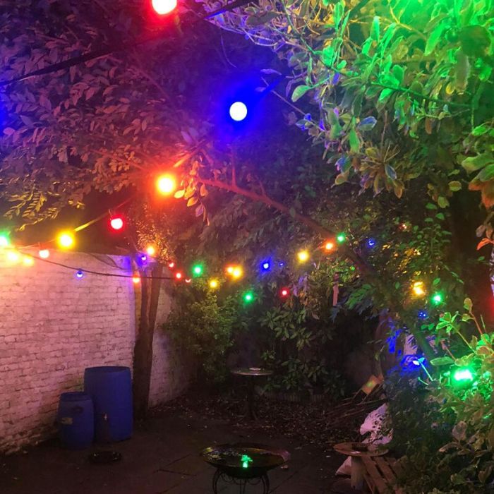 60m prikkabel inclusief 120 gekleurde lampjes