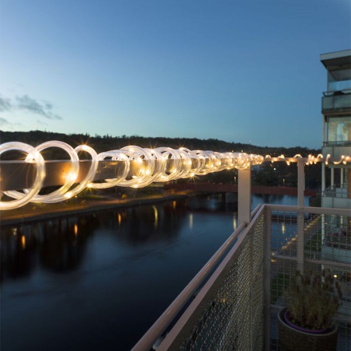 20 meter lichtslang, wit licht (4000K), IP65