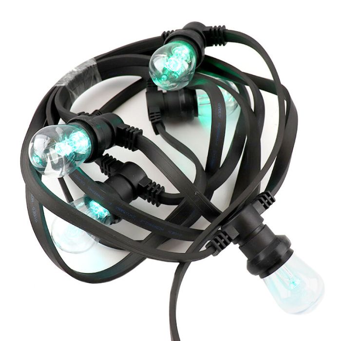 10m prikkabel inclusief 10 RGB lampjes (incl. controller)