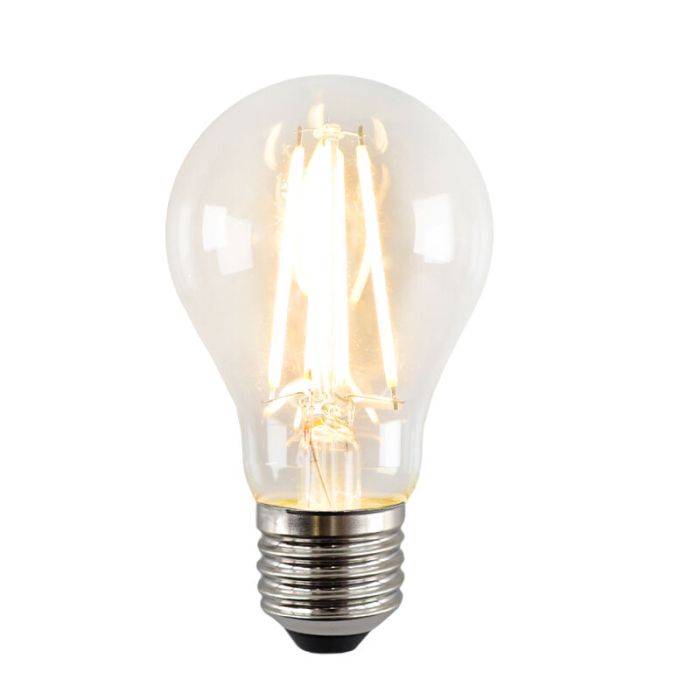 E27 LED lamp Fos, A60, 4W, 2700K, met schemersensor + bewegingssensor
