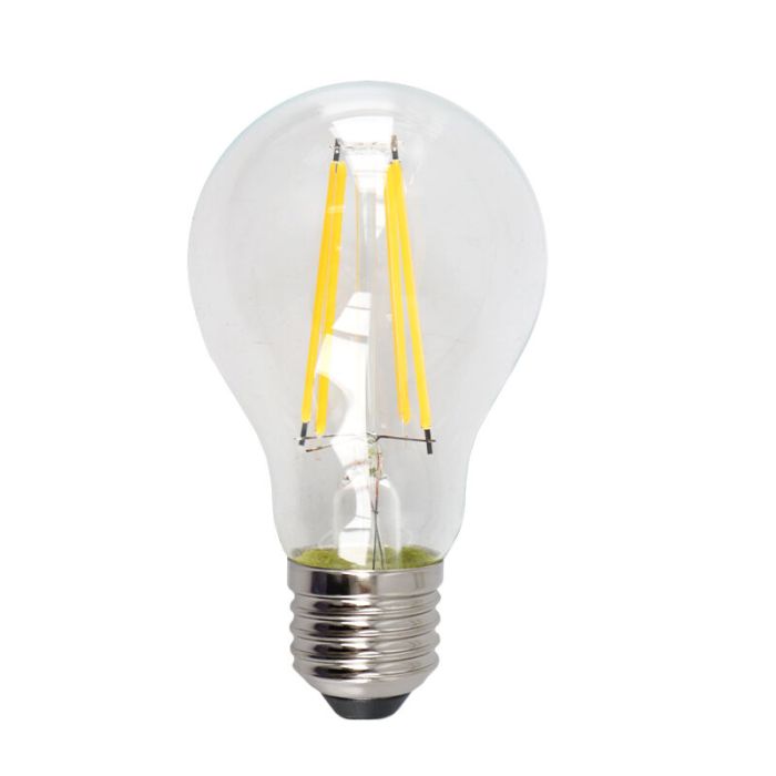 E27 LED lamp Fos, A60, 4W, 2700K, met schemersensor + bewegingssensor