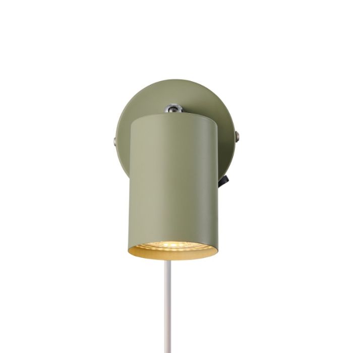 Groene wandspot modern, Explore, met schakelaar