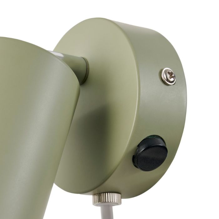 Groene wandspot modern, Explore, met schakelaar