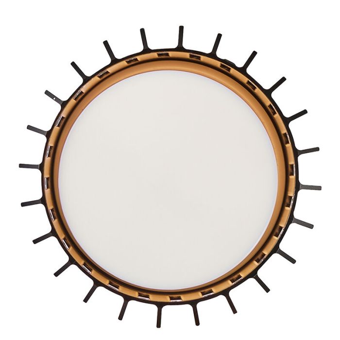 Zwarte buitenlamp design, Aludra, IP54