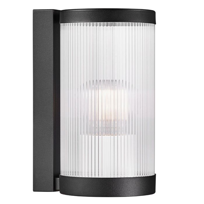 Zwarte buitenlamp retro, Coupar, IP54